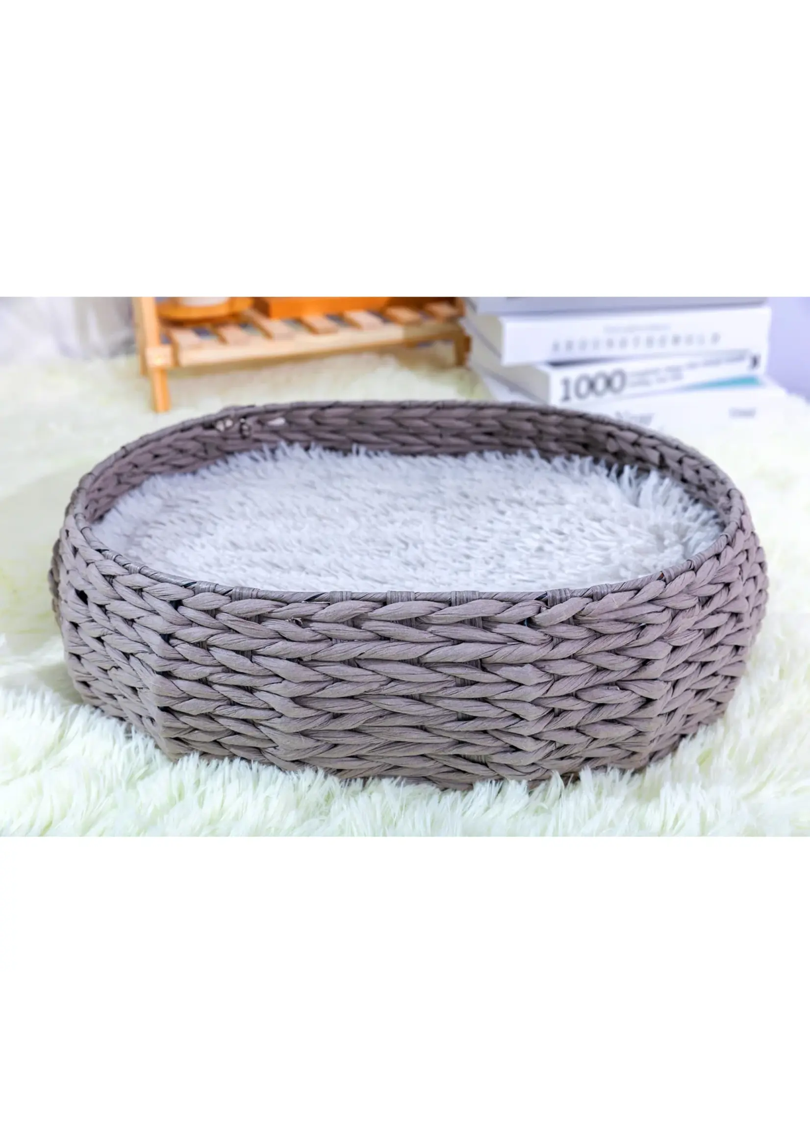 PETPALS PANIER POUR CHAT TISSÉ 16.5 X 12.5''