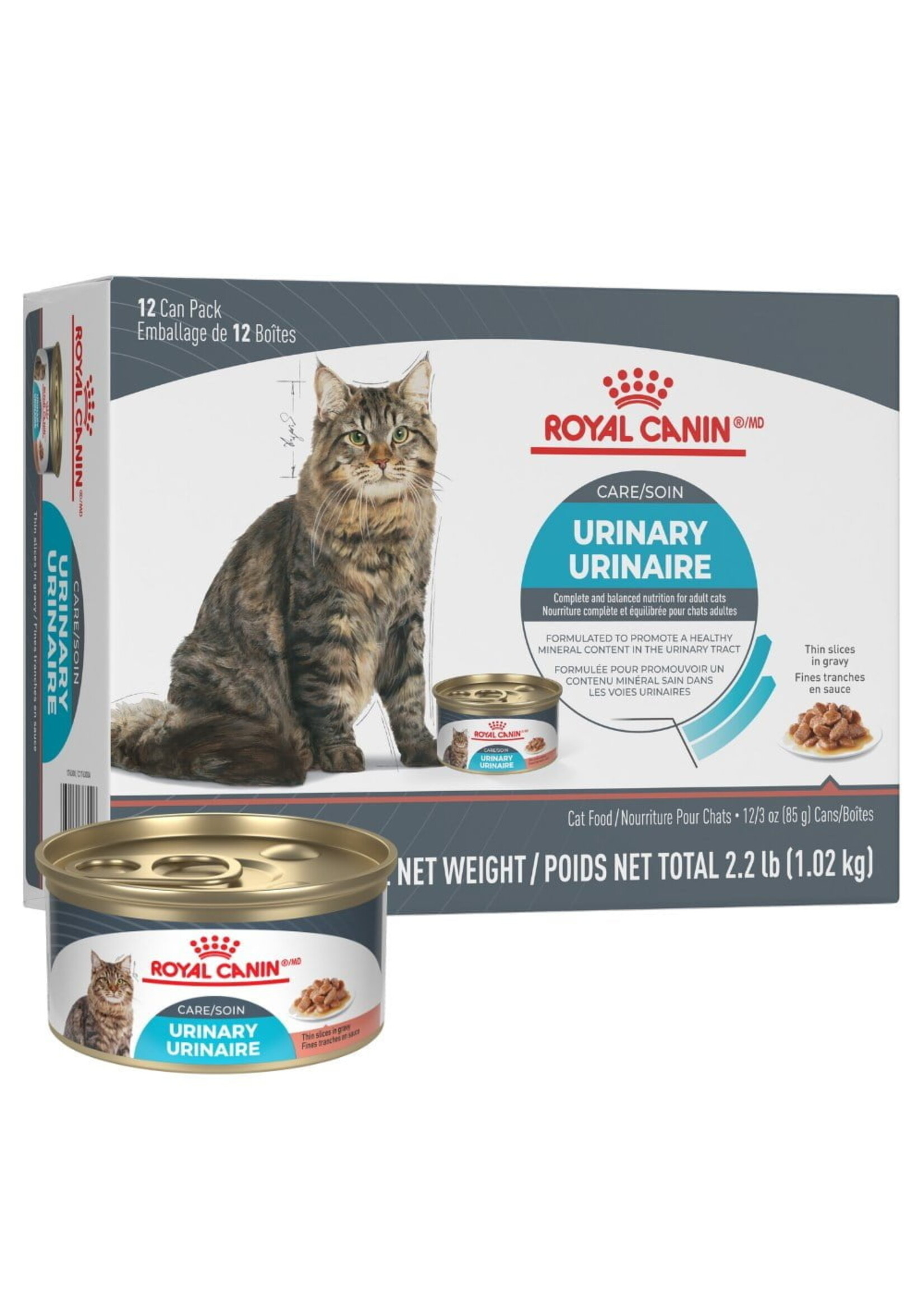 ROYAL CANIN ROYAL CANIN CHAT NOURRITURE HUMIDE URINAIRE TRANCHES DE POULET EN SAUCE  MULTIPACK 12 X 85G