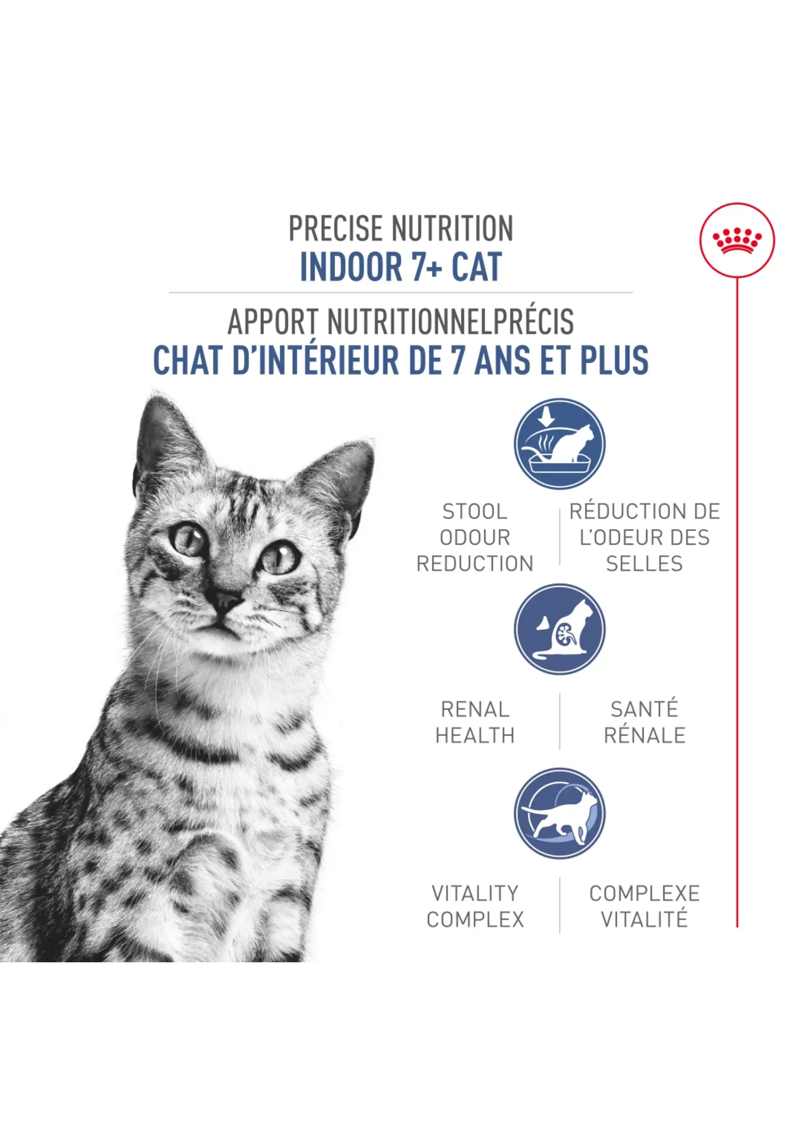 ROYAL CANIN ROYAL CANIN CHAT ADULTE INTÉRIEUR  7+ 5.9 KG