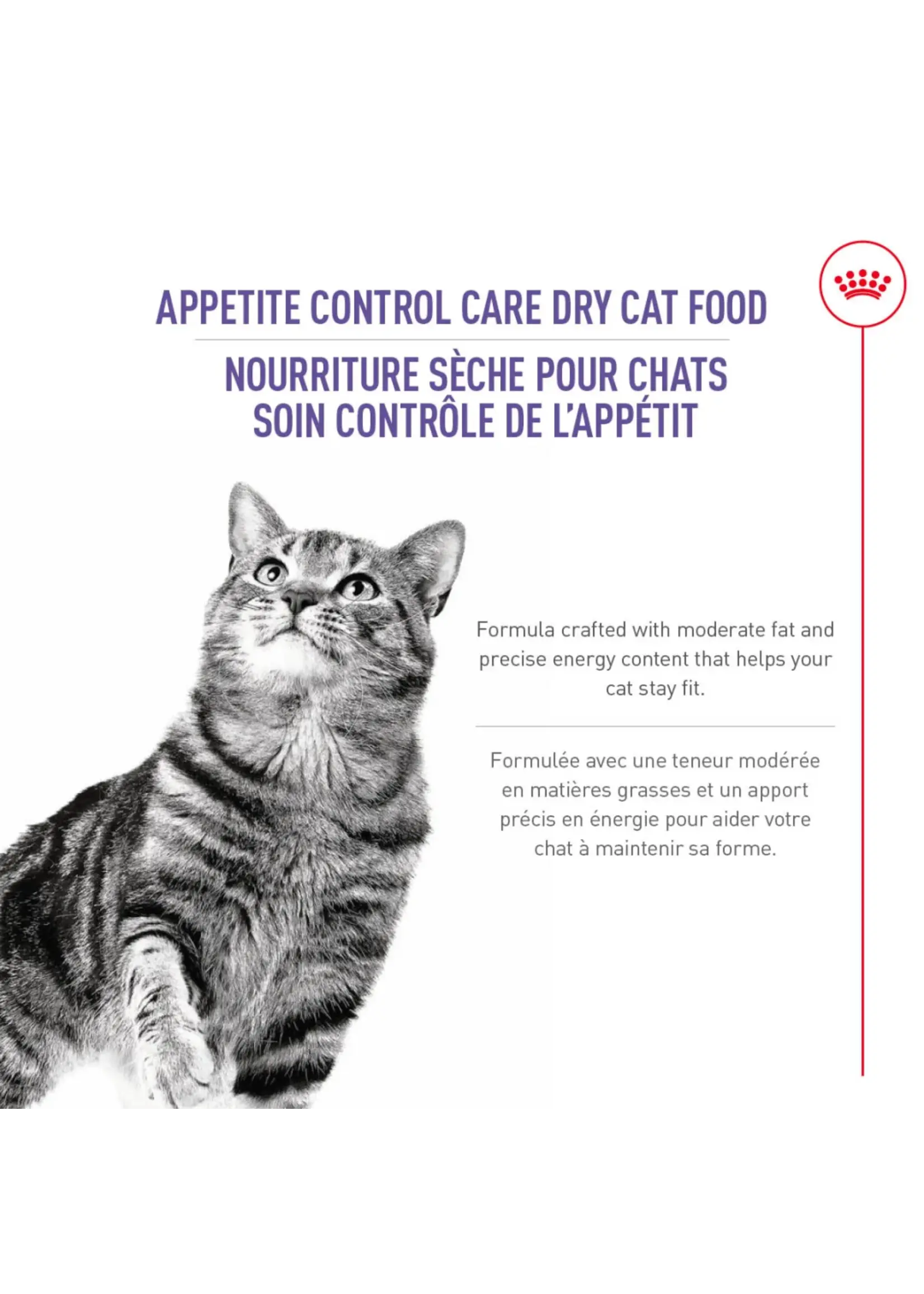 ROYAL CANIN ROYAL CANIN CHAT SOIN CONTROLE DE L'APPÉTIT