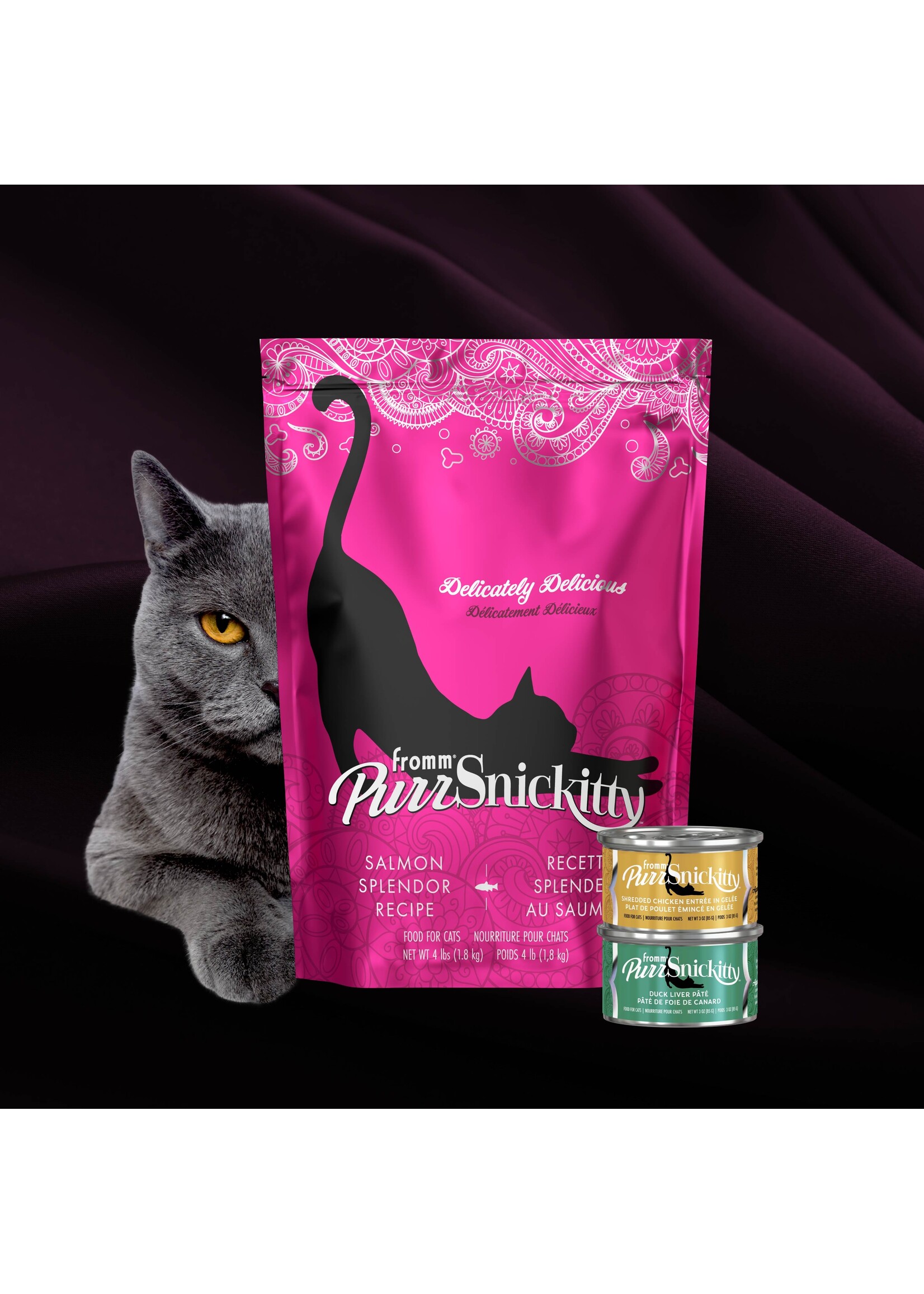 FROMM FROMM PURRSNICKITTY CHAT RECETTE SPLENDEUR AU SAUMON