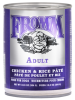 FROMM FROMM CLASSIC NOURRITURE HUMIDE POUR CHIEN  POULET & RIZ 12.5 OZ