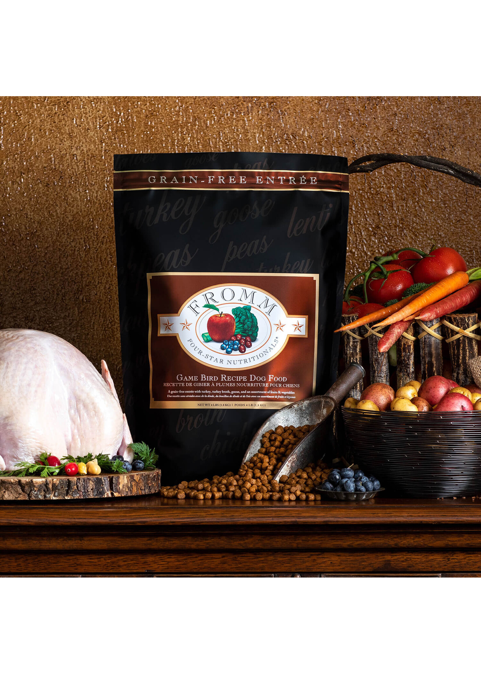 FROMM FROMM CHIEN FOUR STAR GIBIER A PLUME SANS GRAINS  11.8 KG