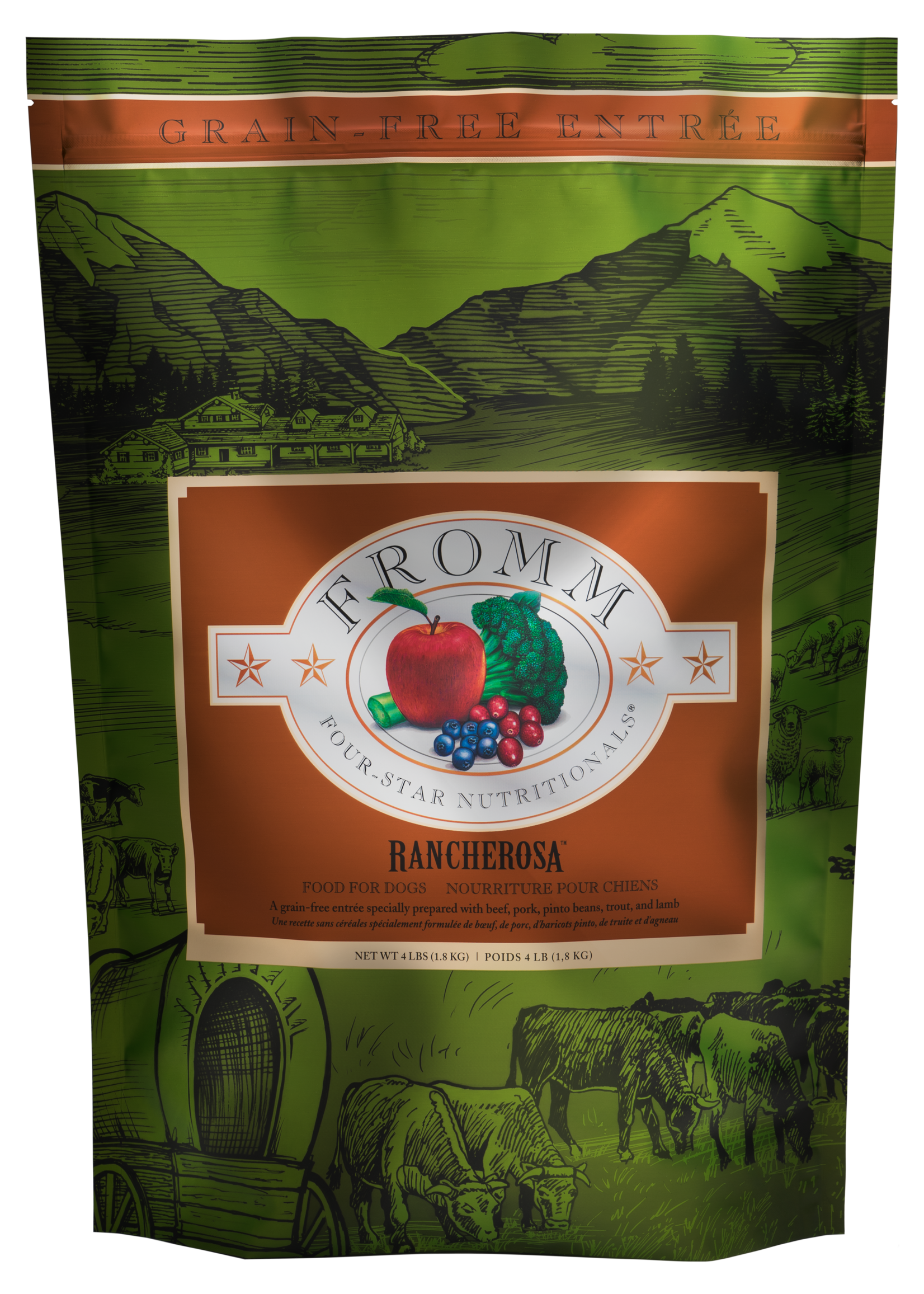 FROMM FROMM CHIEN FOUR STAR RANCHEROSA SANS GRAINS