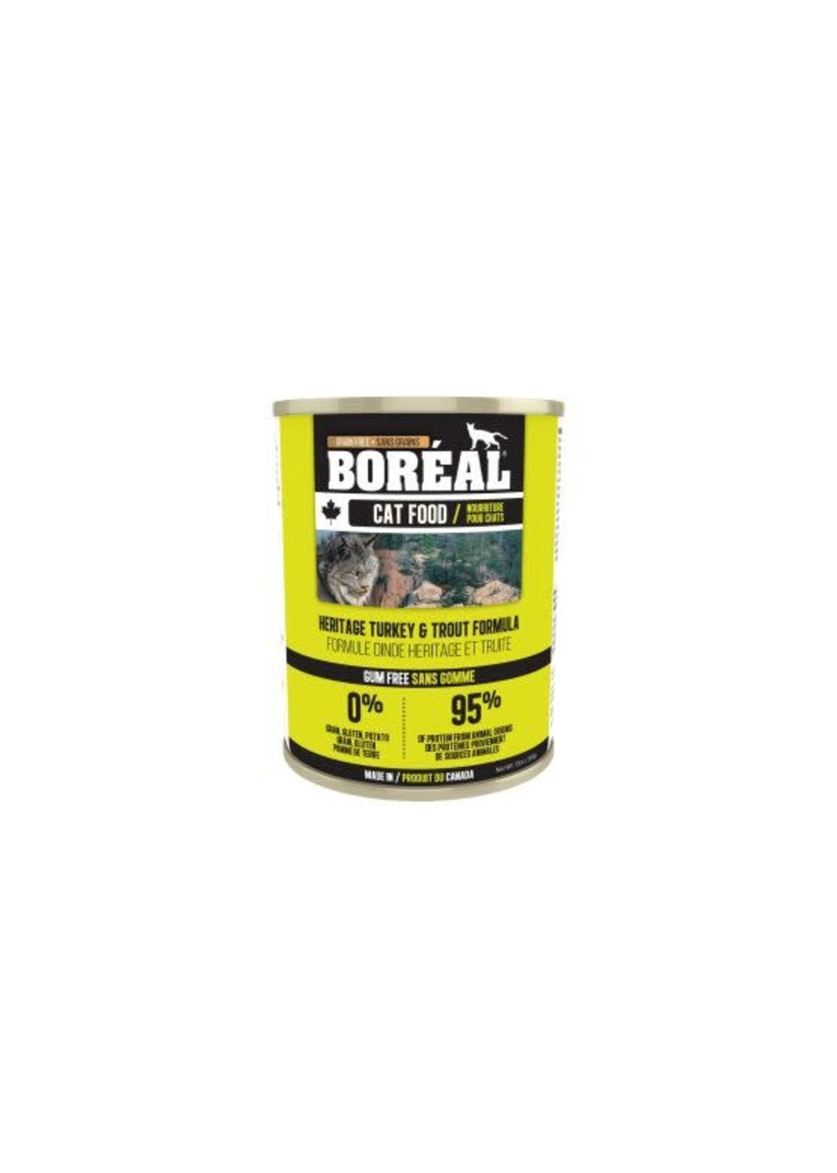 BOREAL BOREAL CONSERVE POUR CHAT A LA DINDE HERITAGE ET TRUITE 369G