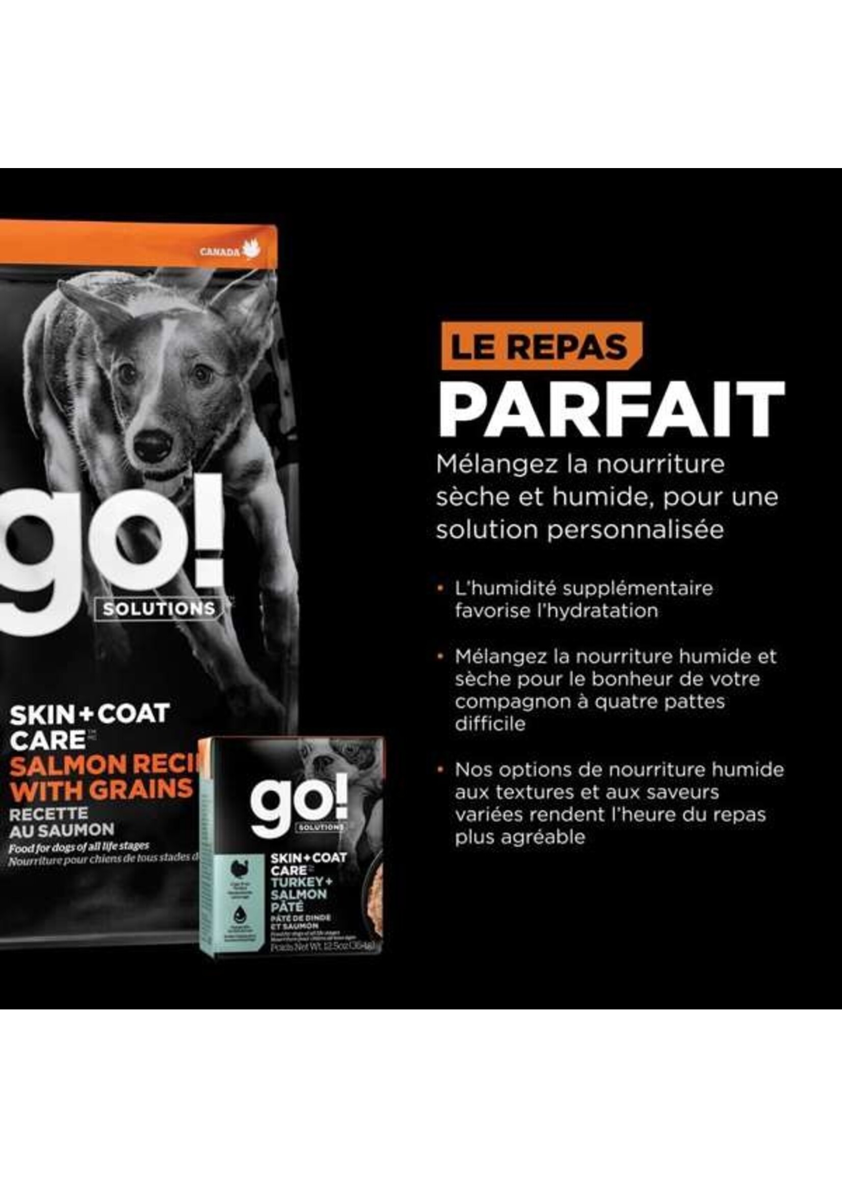 GO! SOLUTIONS GO! SOLUTION CHIEN PEAU ET PELAGE AU SAUMON