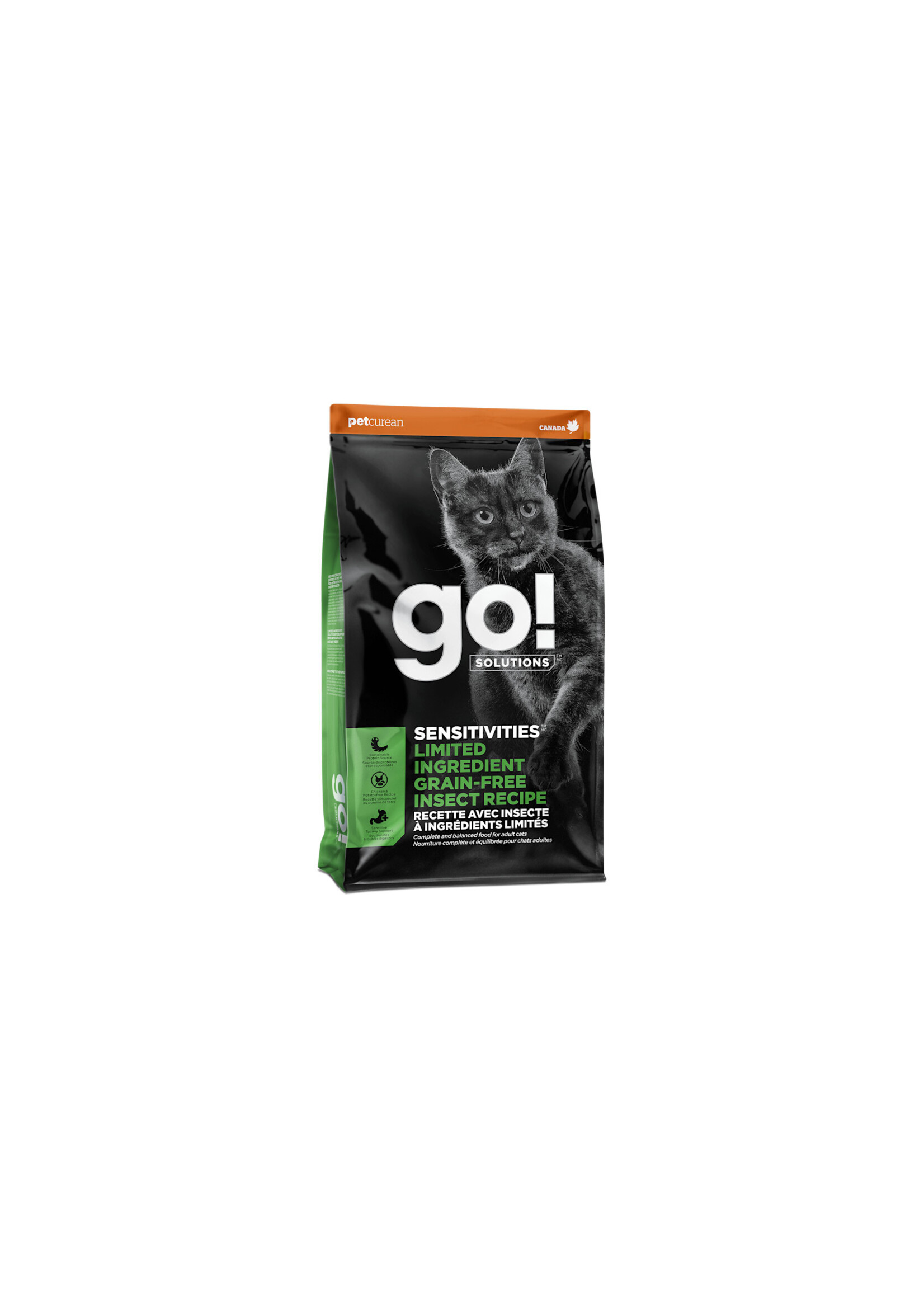GO! SOLUTIONS GO! SOLUTION SENSITIVE CHAT AU INSECTE SANS GRAINS