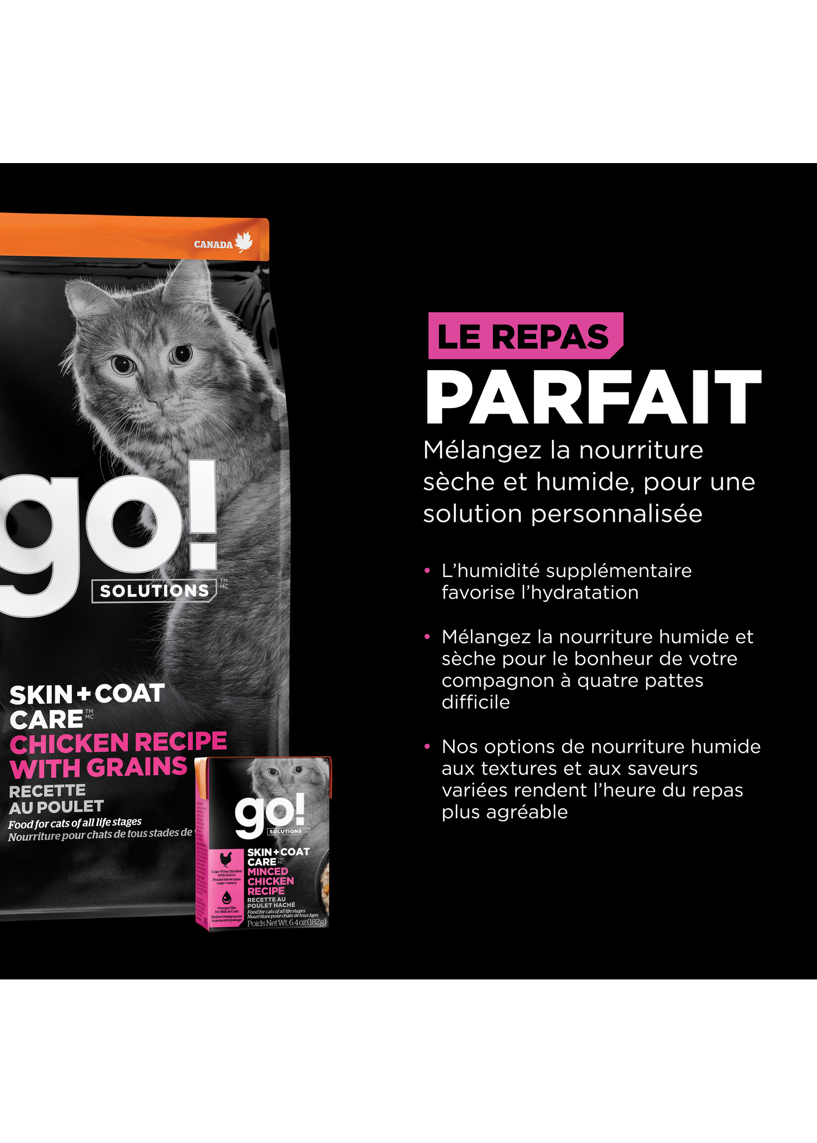 GO! SOLUTIONS GO! SOLUTION CHAT PEAU ET PELAGE AU POULET