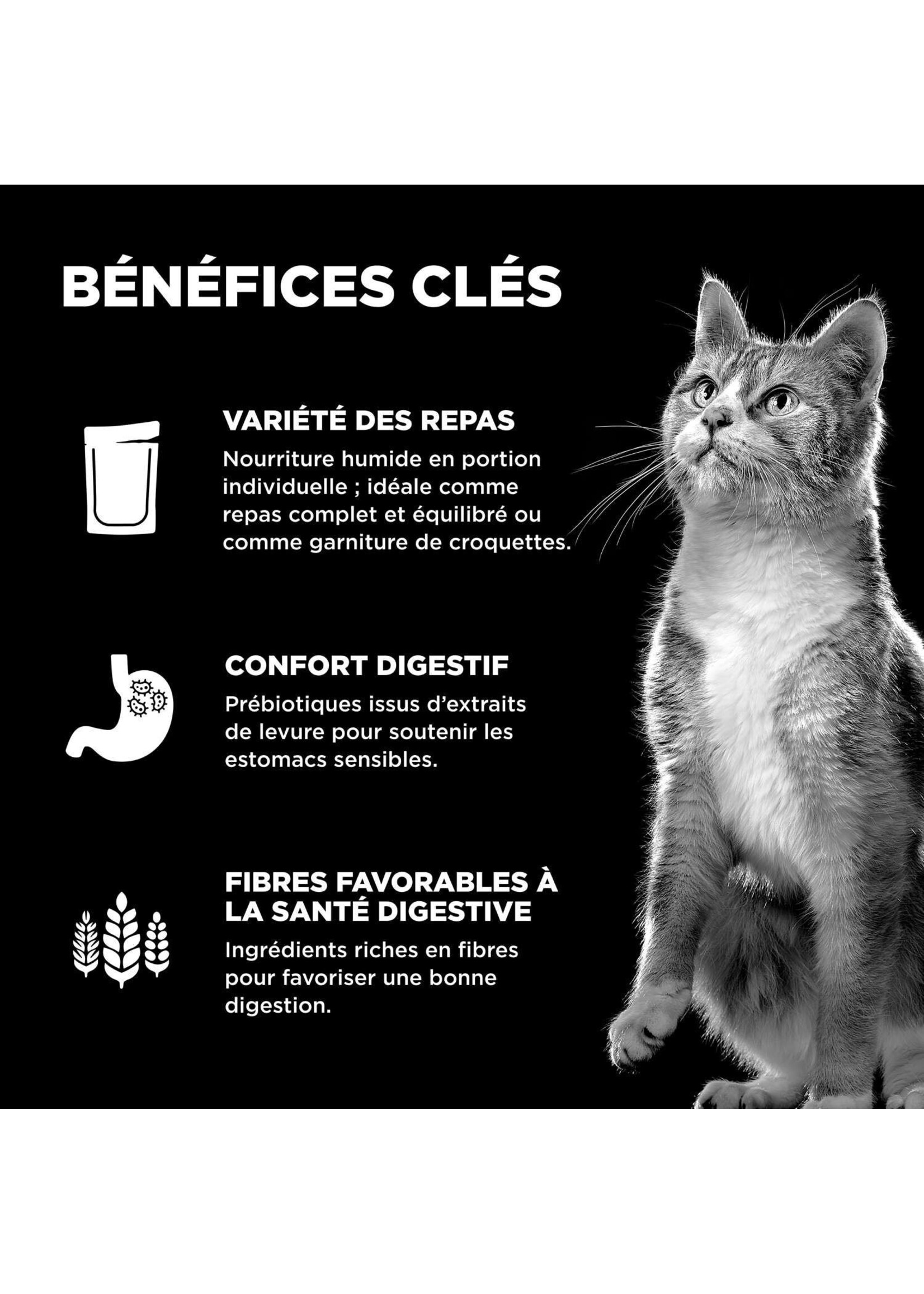 GO! SOLUTIONS GO BOOSTER CHAT DIGESTION POULET ET CANARD HACHÉ AVEC SAUCE 2.5OZ