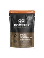 GO! SOLUTIONS GO BOOSTER CHAT SANTÉ CÉRÉBRALE POULET ET SAUMON HACHÉ AVEC SAUCE 2.5OZ