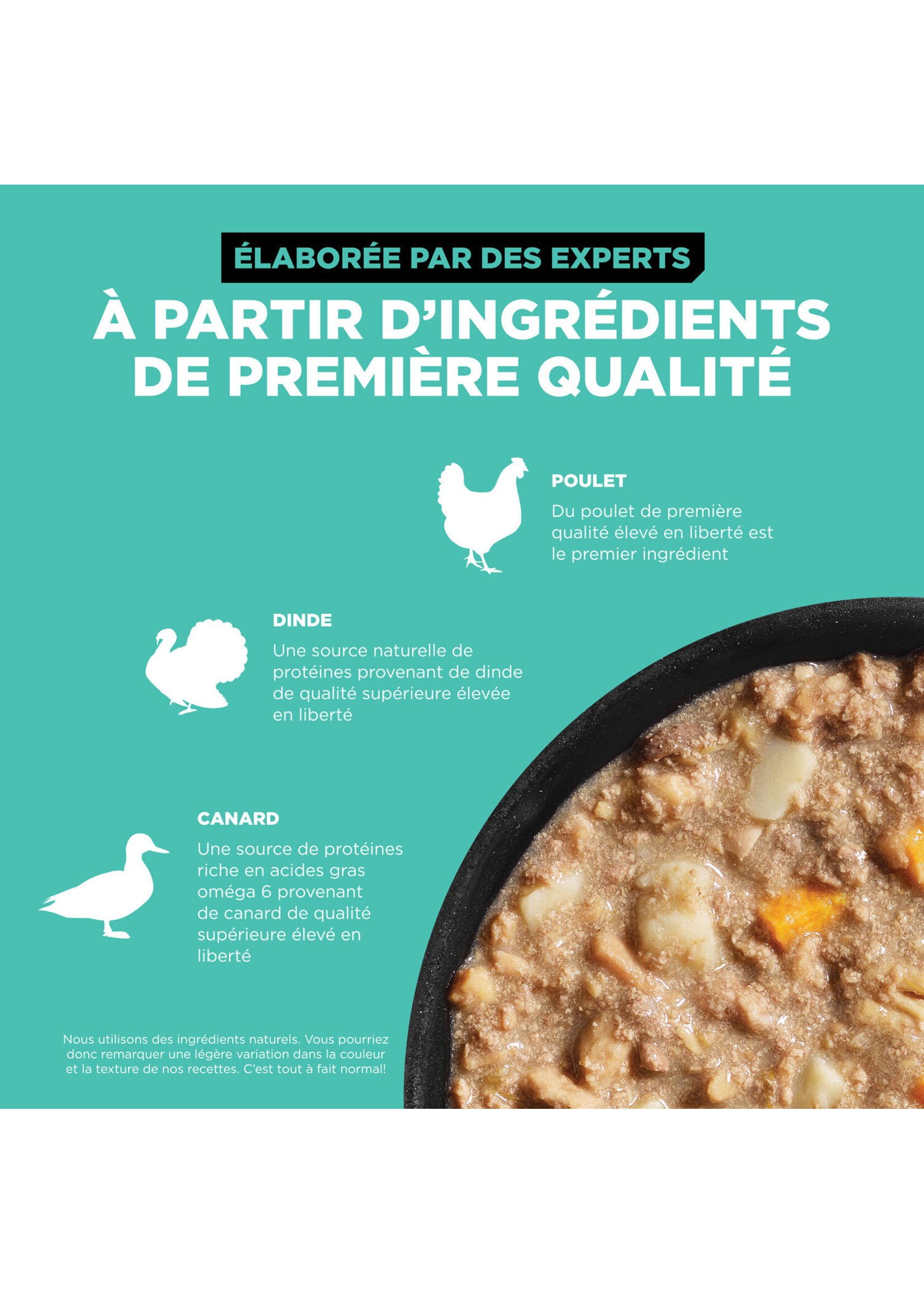 GO! SOLUTIONS GO TETRA PAK CHIEN CARNIVORE POULET/DINDE/CANARD SANS GRAINS 12.5 OZ