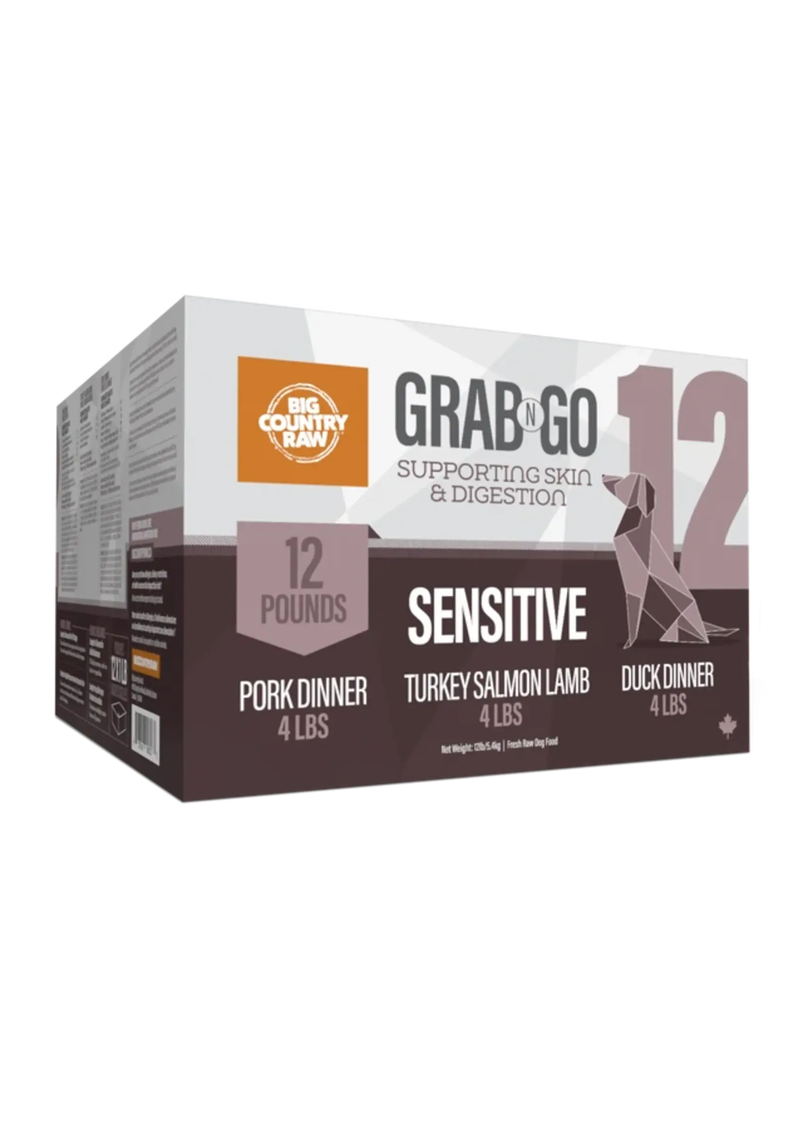 BIG COUNTRY RAW BCR GRAB N GO FORMULE SENSITIVE