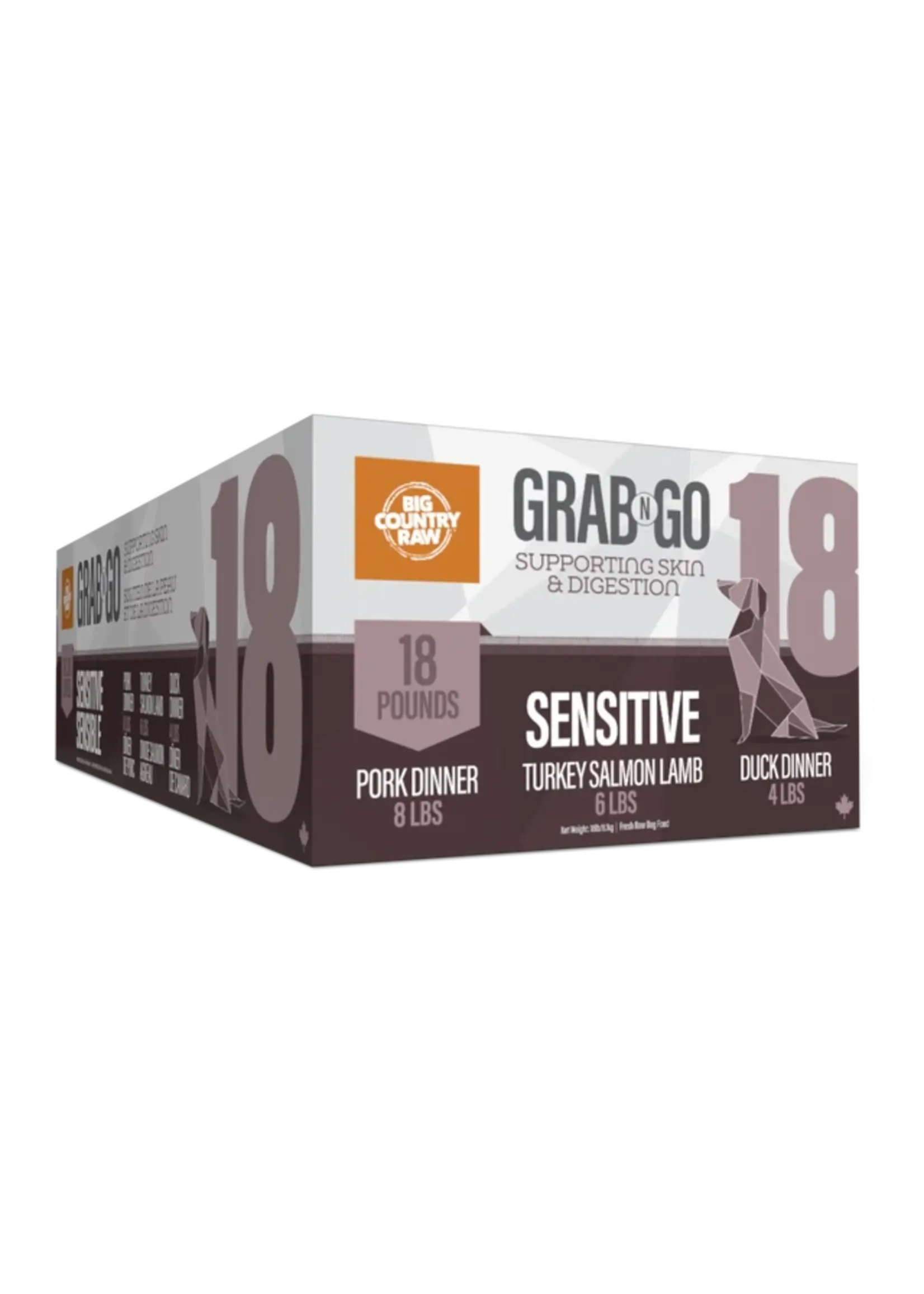 BIG COUNTRY RAW BCR GRAB N GO FORMULE SENSITIVE