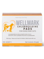 WELLMARK WELLMARK LINGETTE DE CHLORHEXIDINE PQT 50