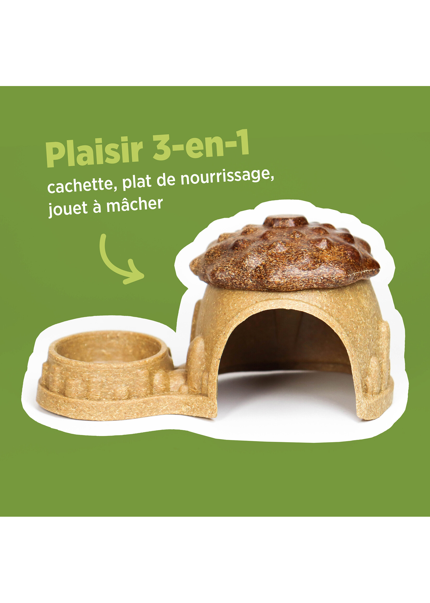 LIVING WORLD LIVING WORLD CACHETTE COMESTIBLE NOISONNETTE BRUNE 230 G