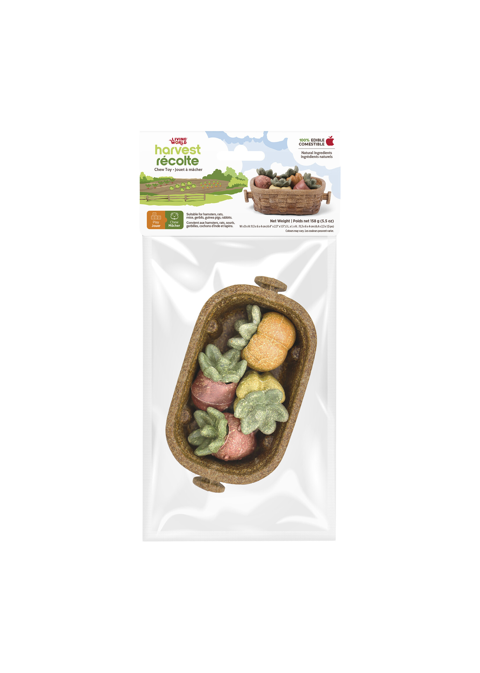 LIVING WORLD LIVING WORLD JOUET À MÂCHER PANIER DE RÉCOLTE 158 G