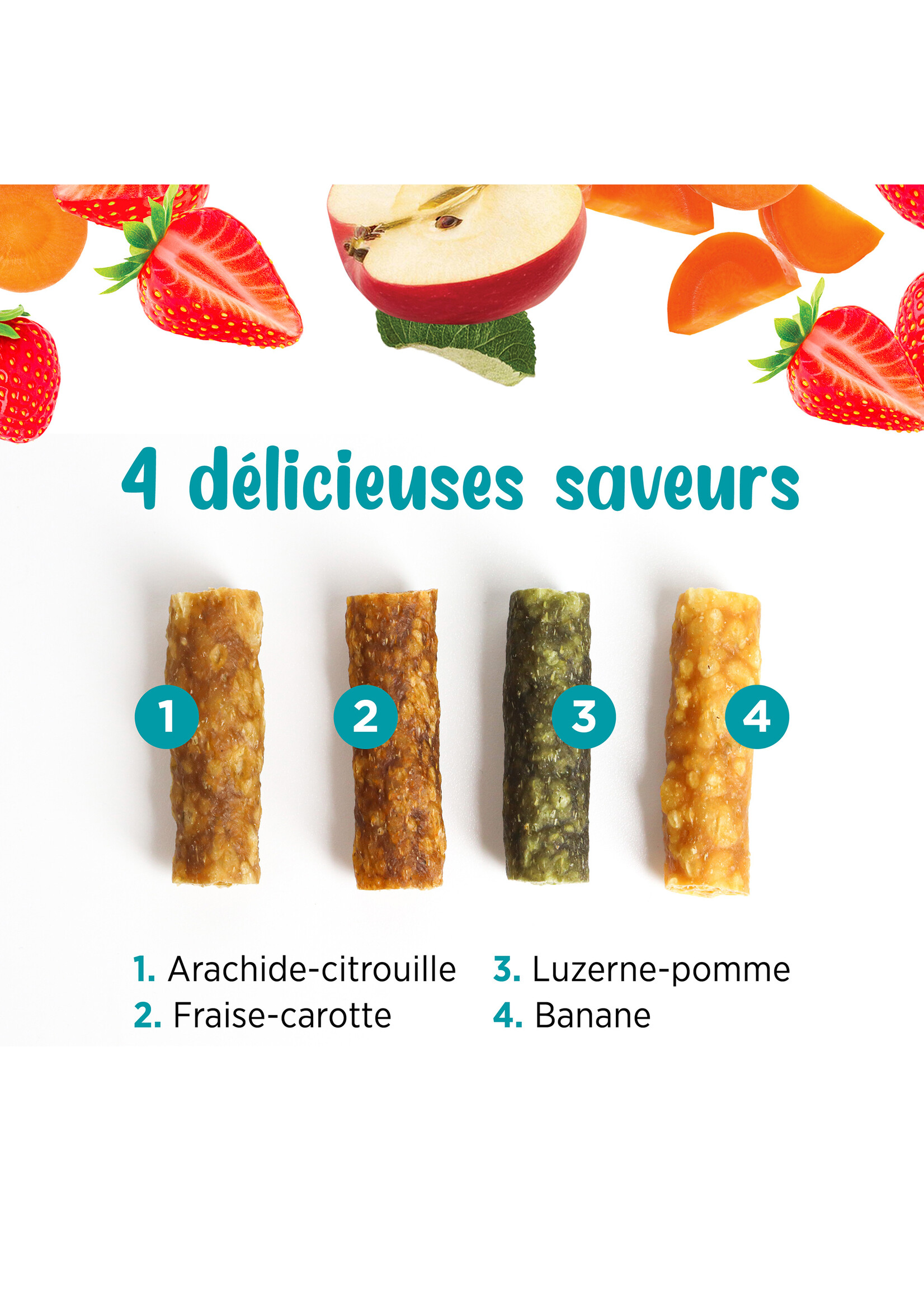 LIVING WORLD LIVING WORLD GÂTERIES POUR PETITS ANIMAUX MÉLANGE DE SAVEURS 75 G