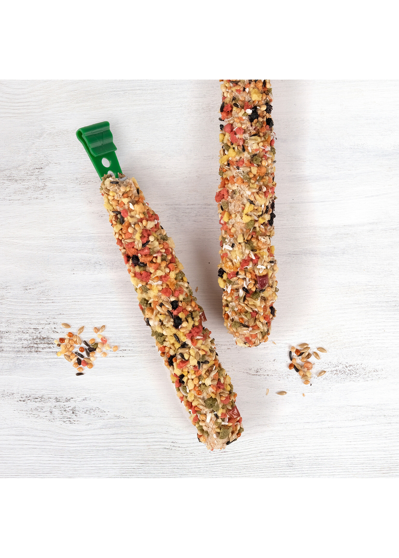 LIVING WORLD LIVING WORLD GÂTERIES POUR PINSON BÂTONNETS AUX FRUITS PAQUET DE 2