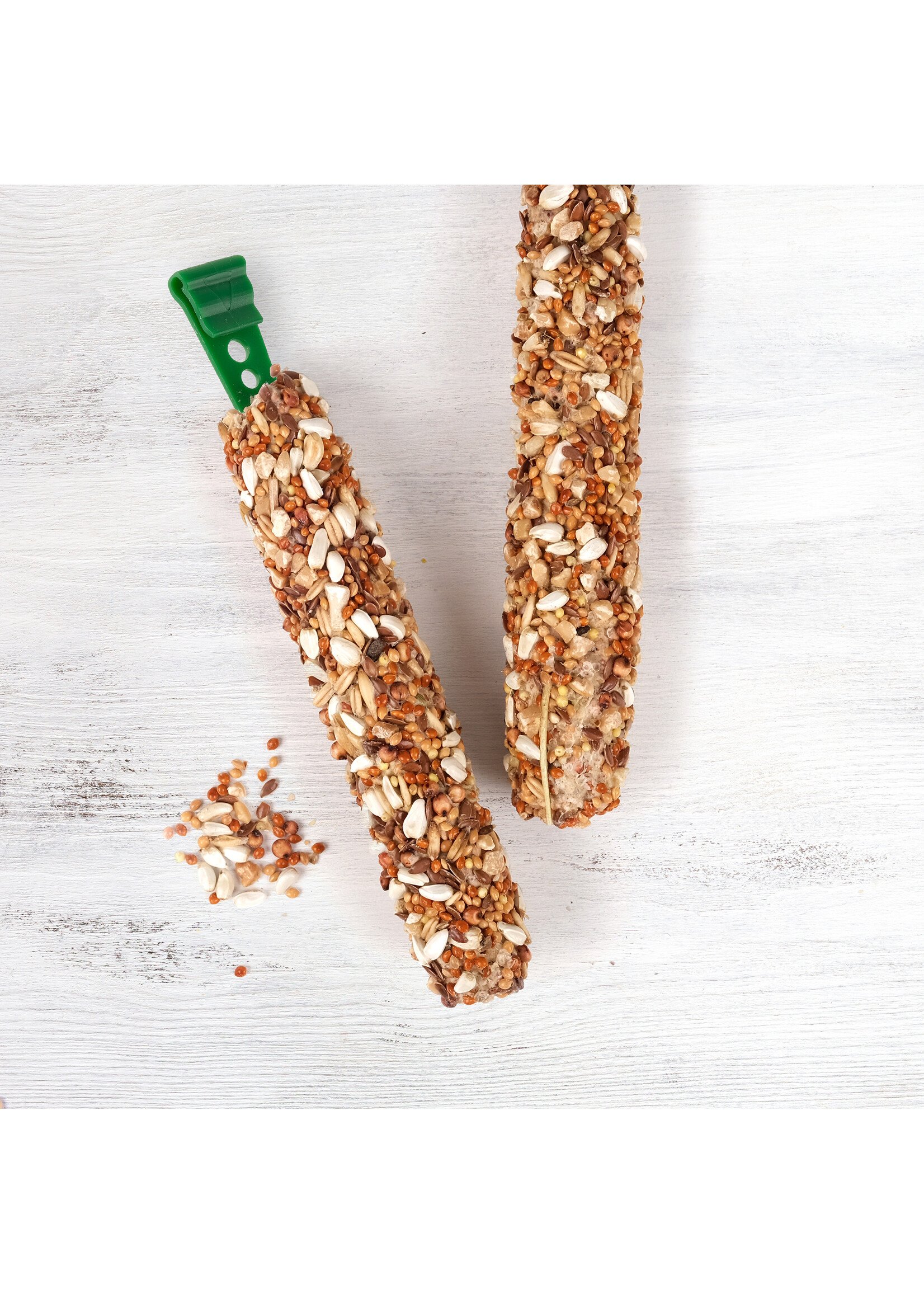 LIVING WORLD LIVING WORLD GÂTERIES POUR CALOPSITTES BÂTONNETS AUX NOIX PAQUET DE 2