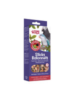 LIVING WORLD LIVING WORLD GÂTERIES POUR PERROQUETS BÂTONNETS AUX FRUITS PAQUET DE 2