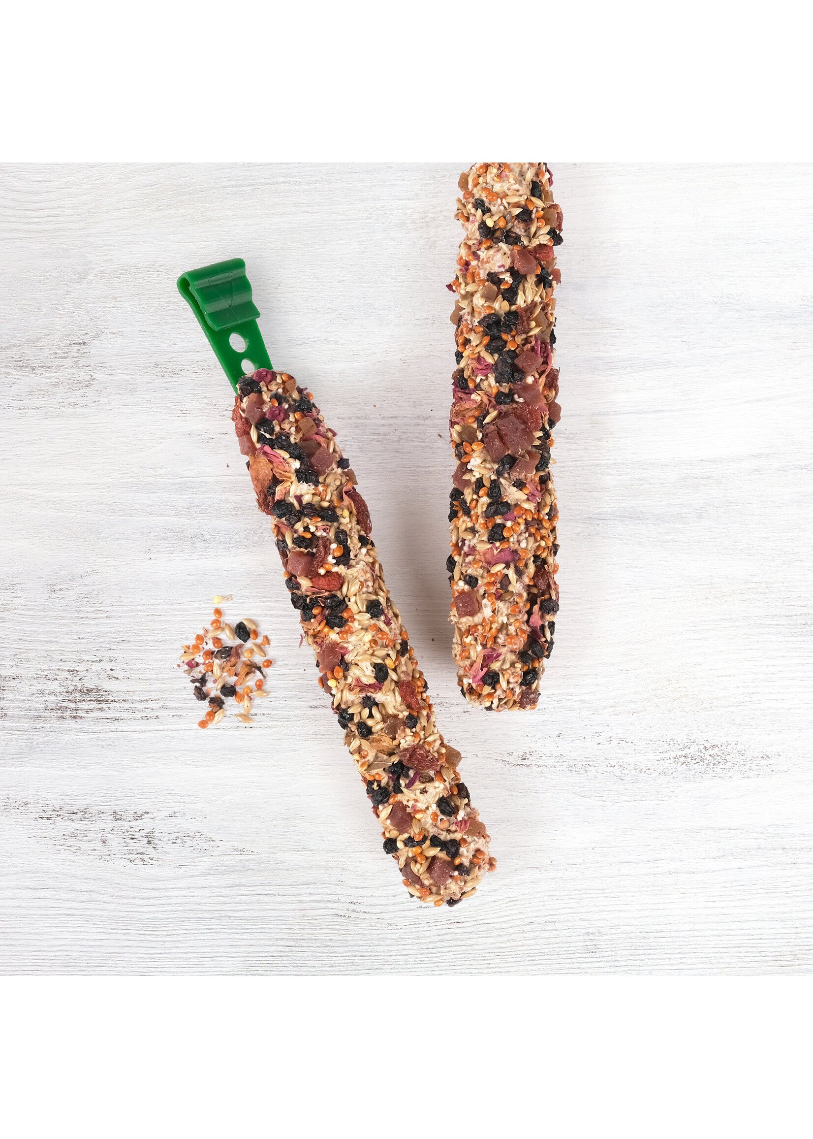 LIVING WORLD LIVING WORLD GÂTERIES POUR PERROQUETS BÂTONNETS AUX FRUITS PAQUET DE 2