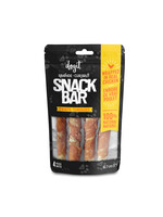 DOGIT SNACK BAR TORSADES DE CUIR ENROBE POULET 5'' PQT 4