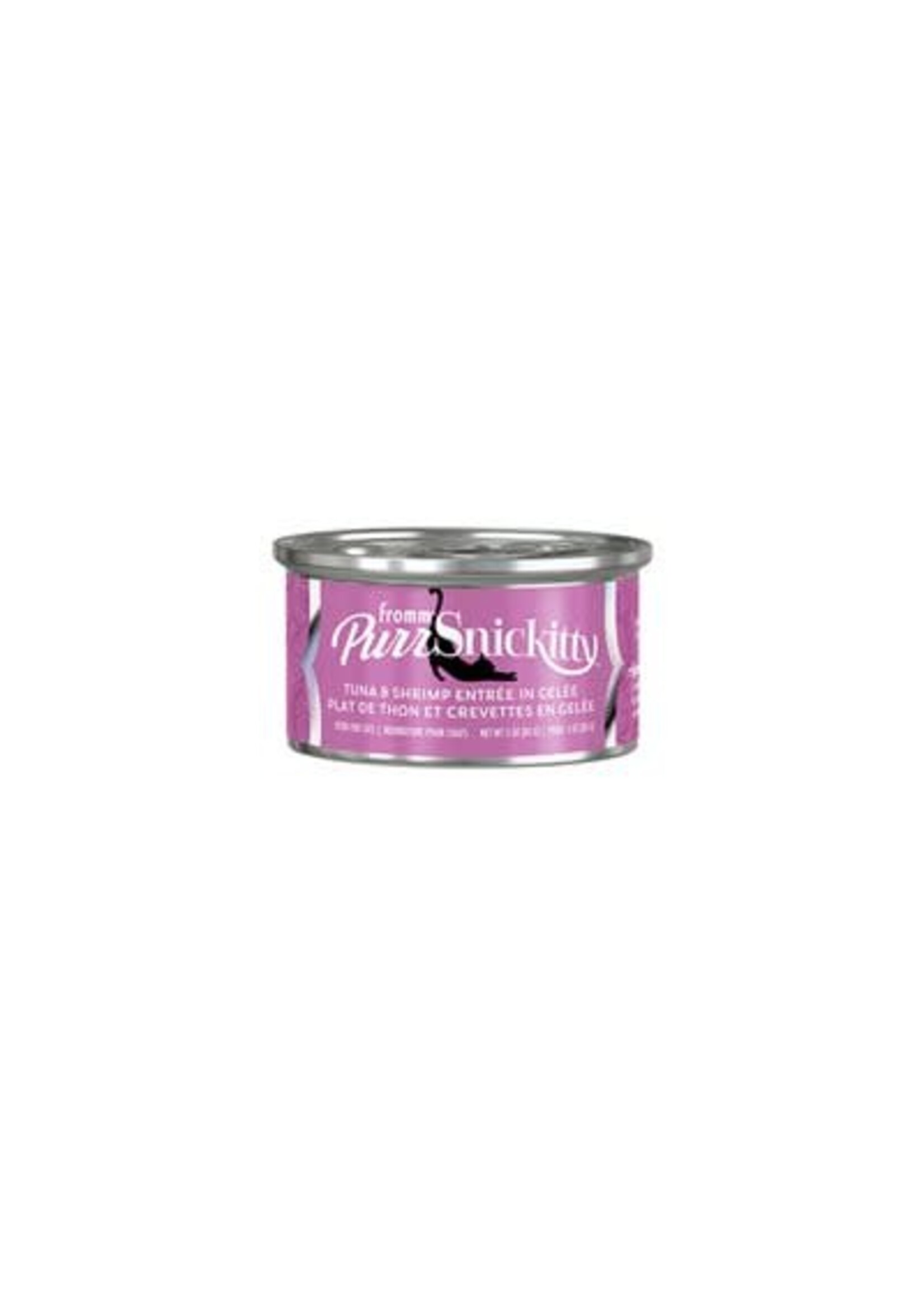 FROMM FROMM PURRSNICKITTY  NOURRITURE HUMIDE 3 OZ THON&CREVETTES EN GELÉE