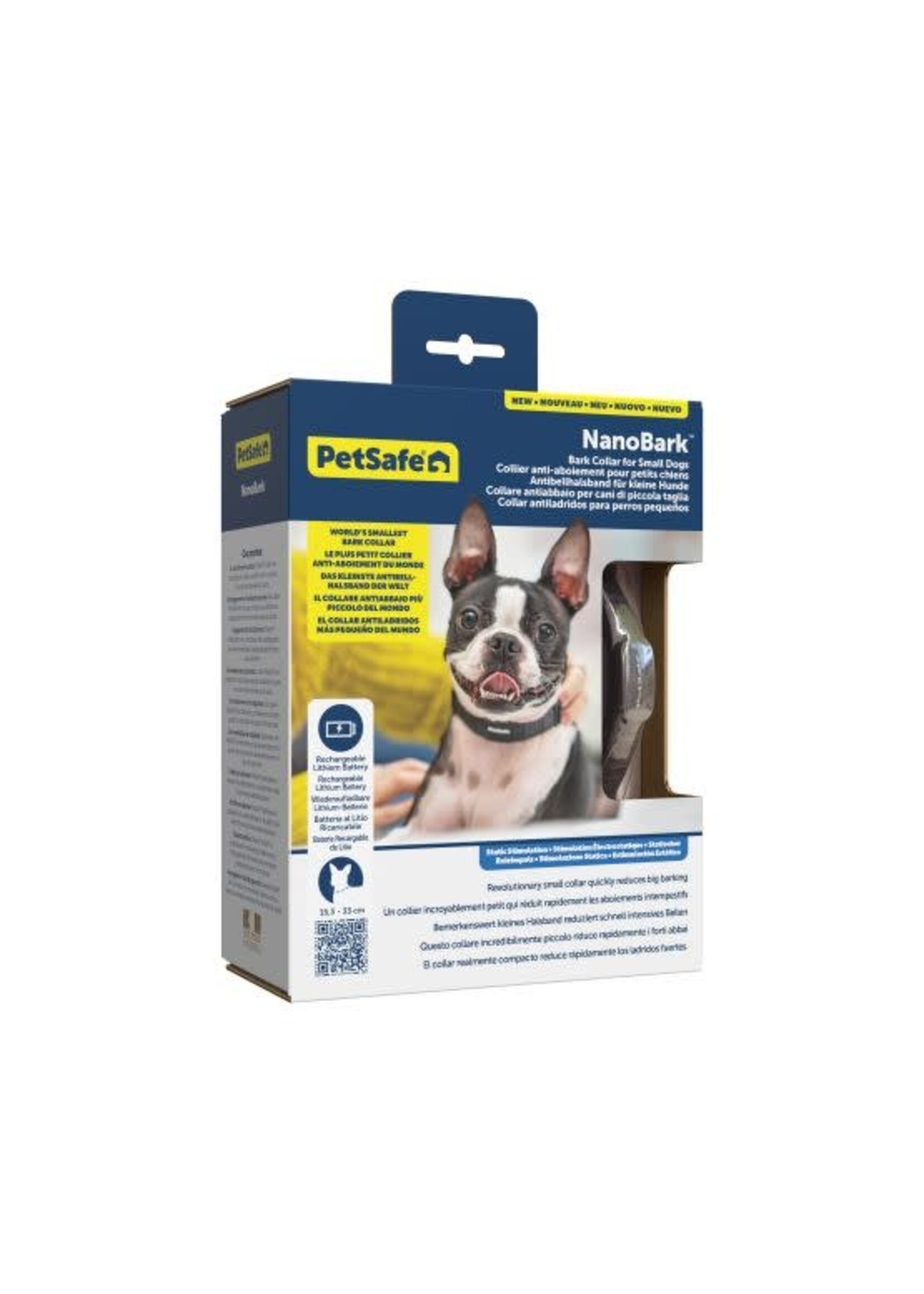 PET SAFE PETSAFE COLLIER ANTI-ABOIEMENTS ELECTROSTATIQUE POUR TRES PETIT CHIEN