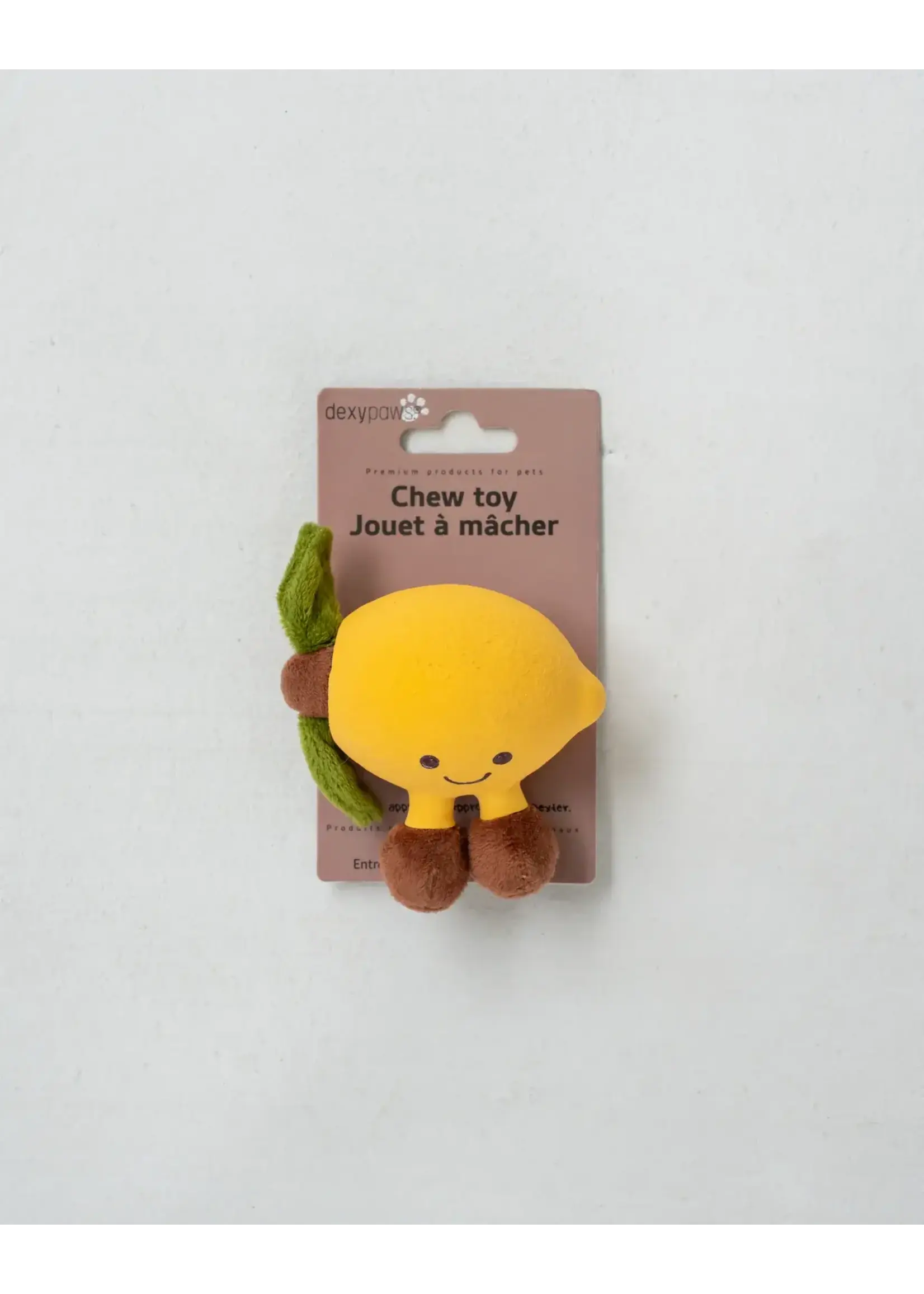 DEXYPAWS JOUET EN LATEX ET PELUCHE POUR PETIT CHIEN