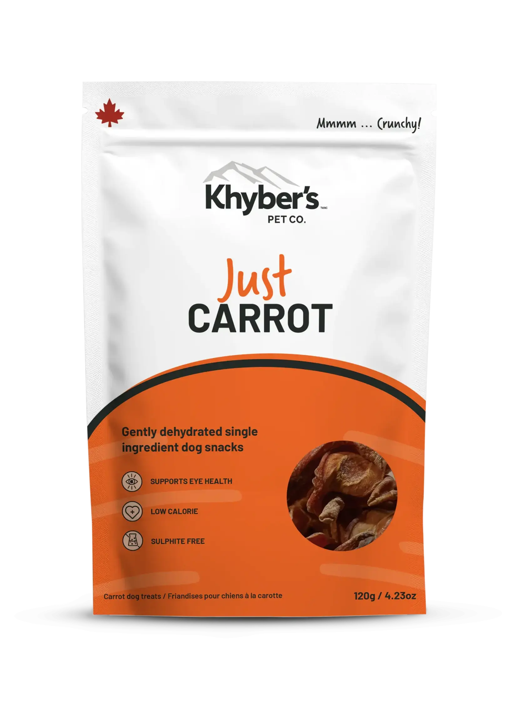 KHYBER'S KHYBER'S GÂTERIES POUR CHIEN JUSTE CAROTTE 120G