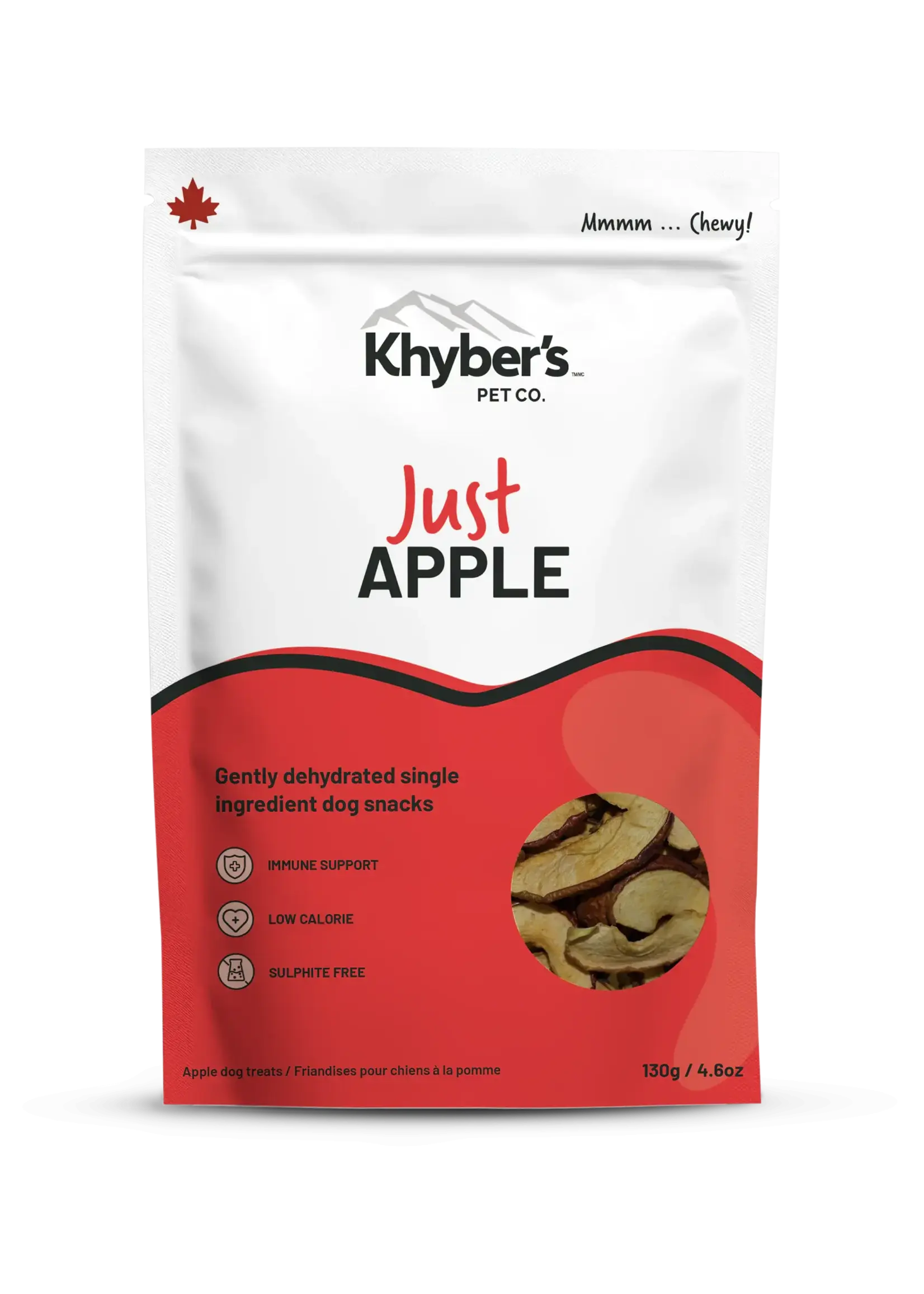 KHYBER'S KHYBER'S GÂTERIES POUR CHIEN JUSTE POMME 130G
