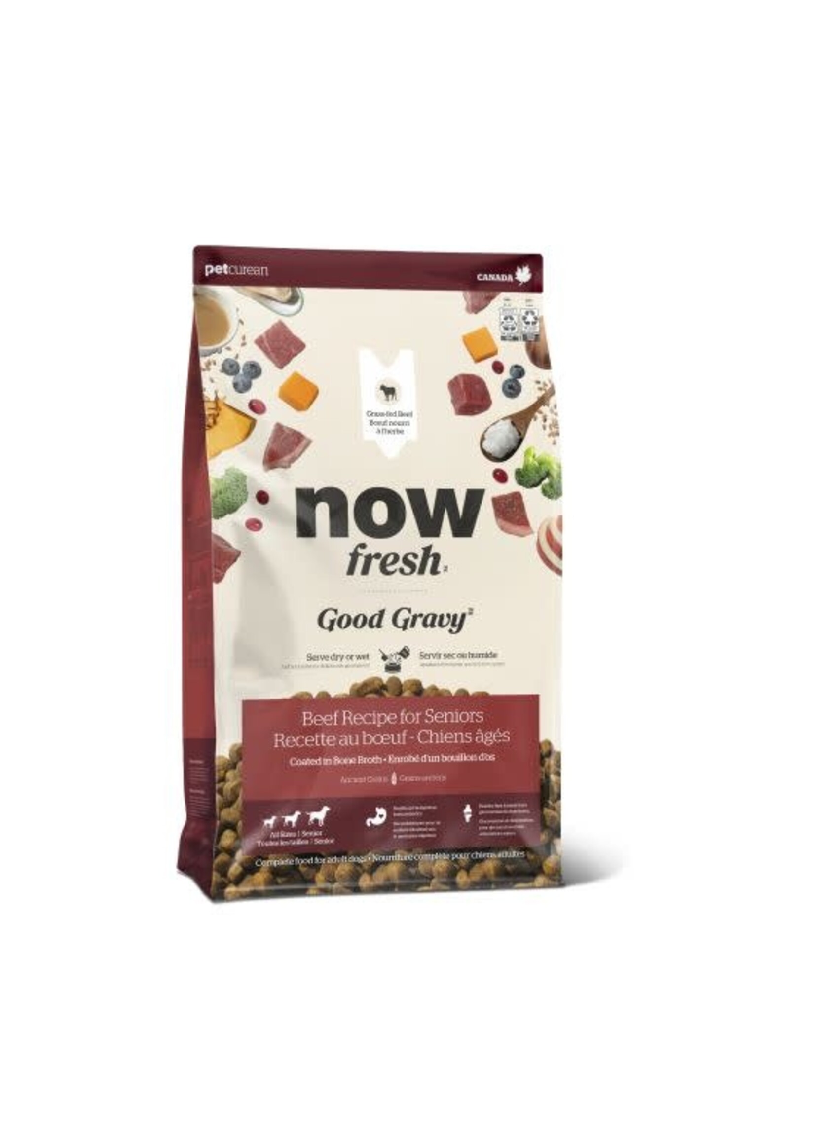 NOW FRESH NOW FRESH GOOD GRAVY POUR CHIEN SENIOR AU BOEUF AUX GRAINS ANCIENS