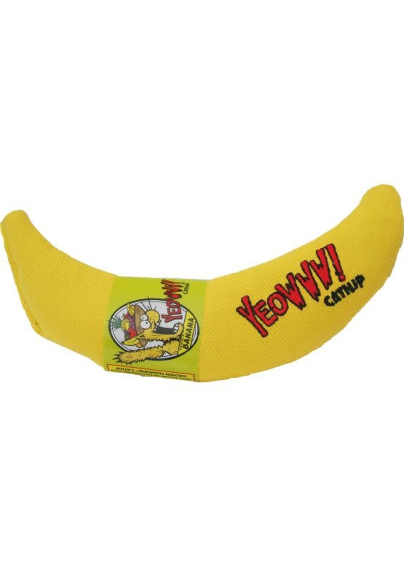 DUCKY WORLD JOUET D'HERBE A CHAT BANANE 7''