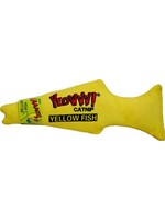 DUCKY WORLD JOUET D'HERBE A CHAT POISSON JAUNE 7''