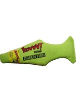 DUCKY WORLD JOUET D'HERBE A CHAT POISSON VERT 7''