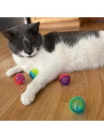 SPOT JOUET CHAT BOULE MULTICOLORE SCINTILLANTE