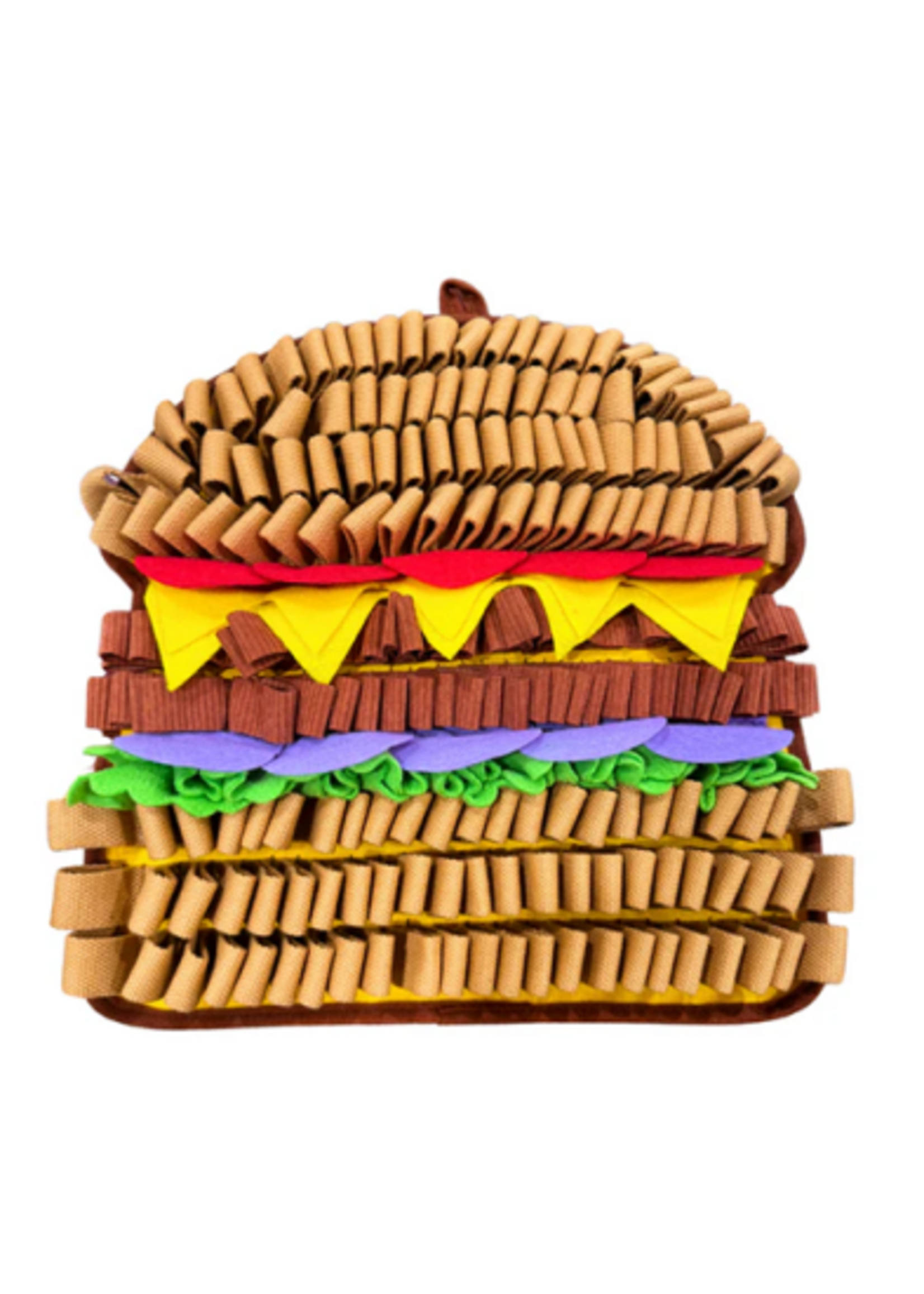 PAWZNDOGZ TAPIS DE FOUILLE HAMBURGER 14'' X 14''