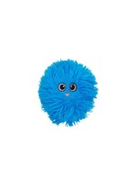 BUD'Z BUD'Z JOUET EN PELUCHE POUR CHIEN 3 TISSUS PETITE BALLE JOUFFLUE BLEU 10 CM