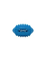 BUD'Z BUD'Z JOUET POUR CHIEN CAOUTCHOUC BALLON DE FOOTBALL BLEU 15 CM