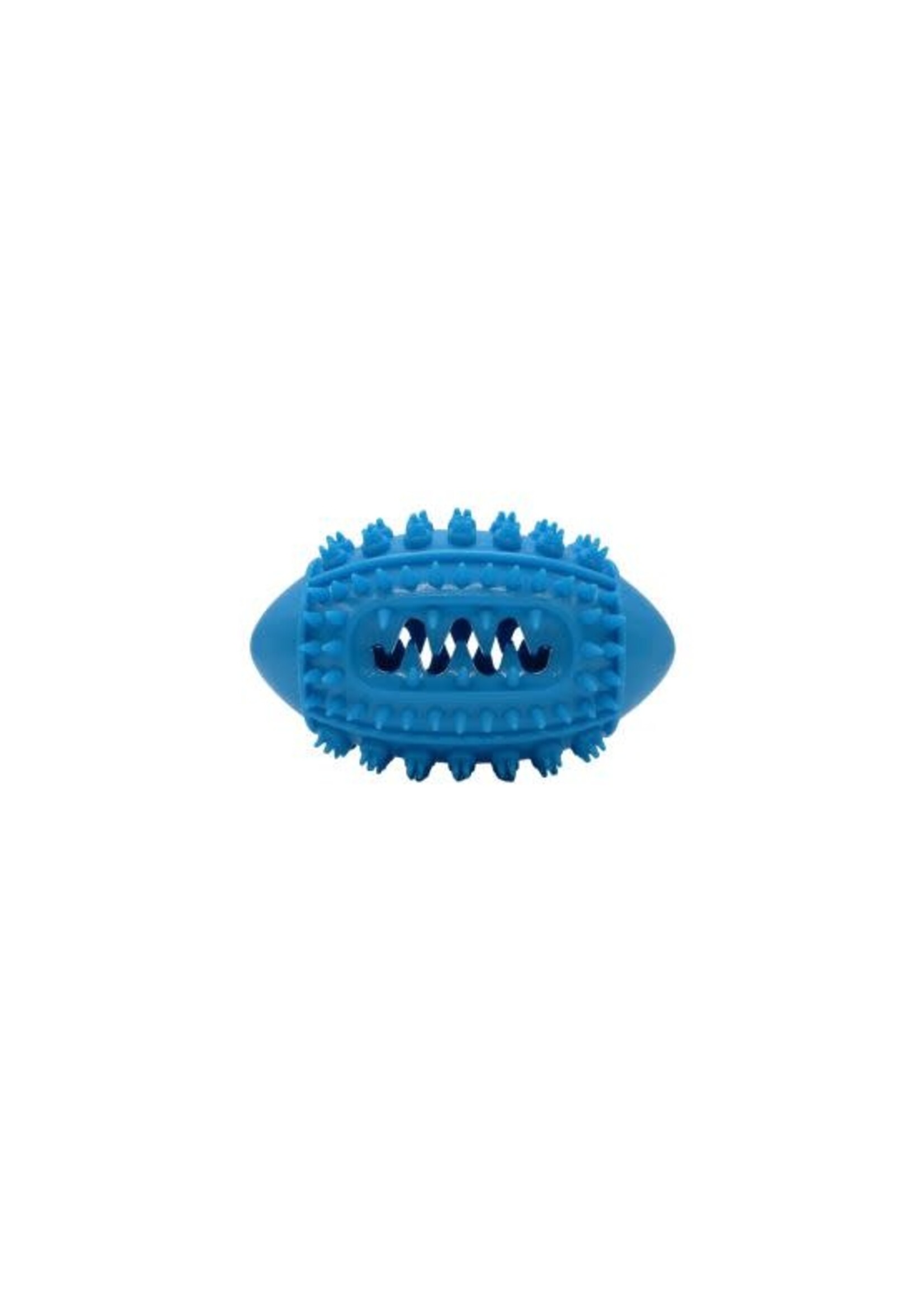 BUD'Z BUD'Z JOUET POUR CHIEN CAOUTCHOUC BALLON DE FOOTBALL BLEU 15 CM