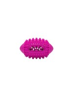 BUD'Z BUD'Z JOUET POUR CHIEN CAOUTCHOUC BALLON DE FOOTBALL ROSE 15 CM