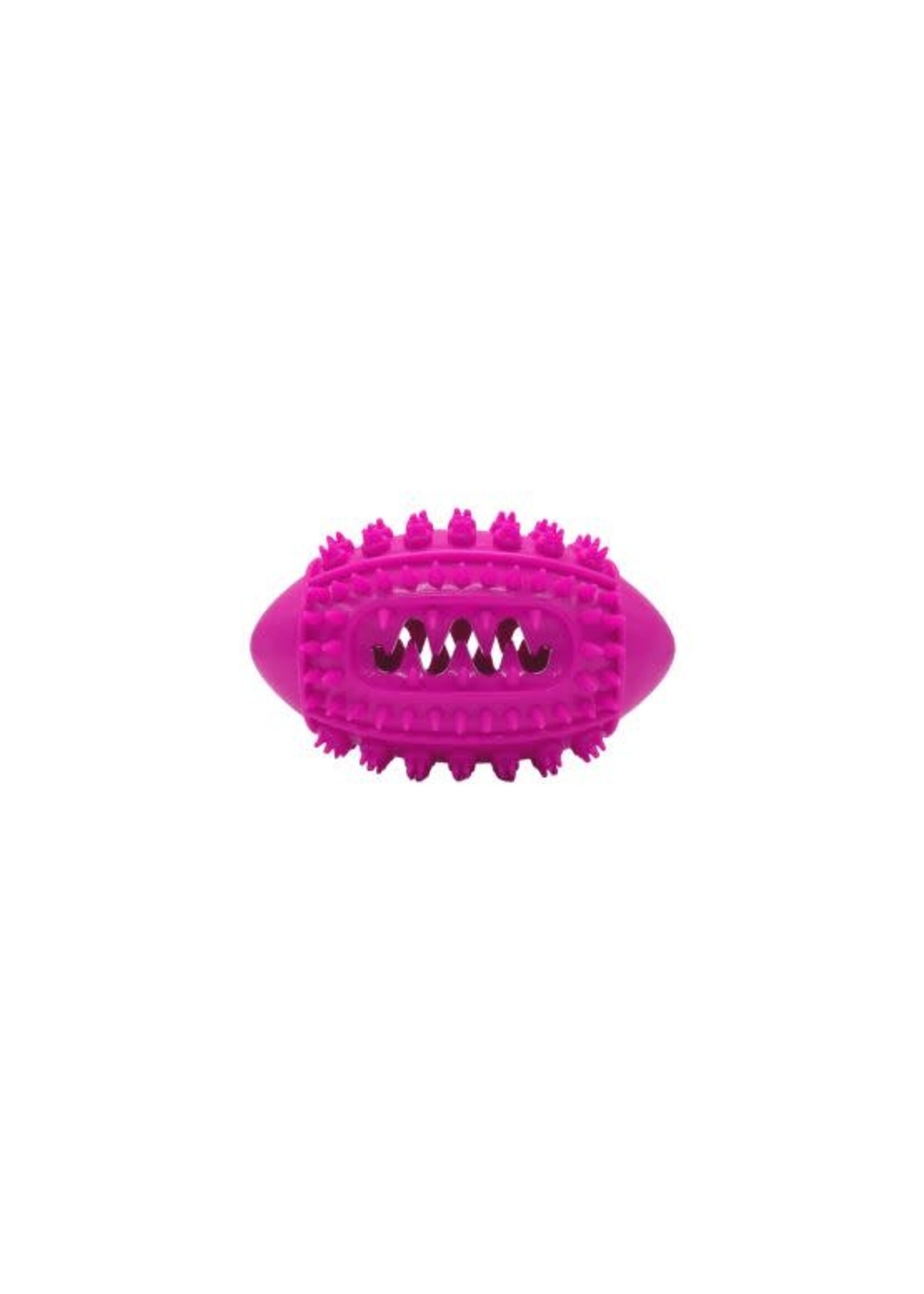 BUD'Z BUD'Z JOUET POUR CHIEN CAOUTCHOUC BALLON DE FOOTBALL ROSE 15 CM
