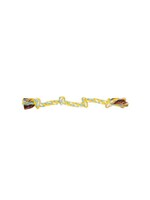 BUD'Z BUD'Z JOUET POUR CHIEN CORDE 4 NOEUDS BLEU CIEL ET JAUNE 40 CM