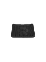 BUD'Z BUD'Z TAPIS LITIERE DOUBLE COUCHE MOTIF PATTES NOIR PETIT 35X45CM