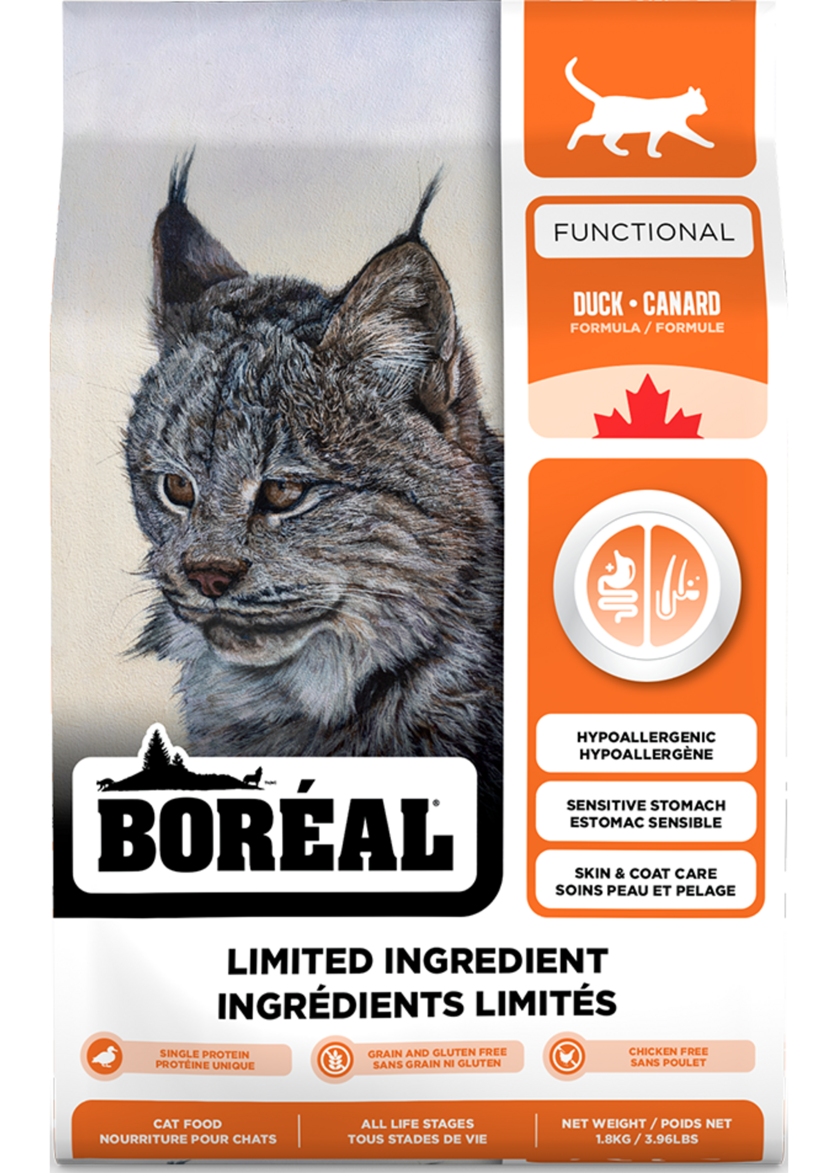 BOREAL BOREAL FUNCTIONNAL NOURRITURE POUR CHAT AU CANARD