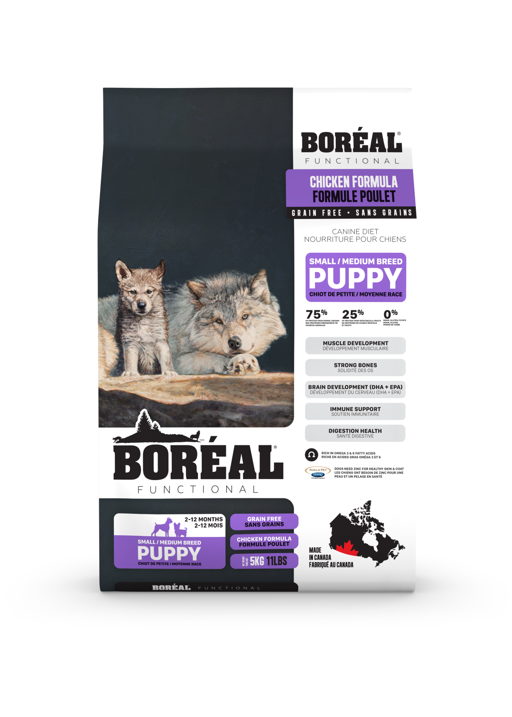 BOREAL BOREAL FUNCTIONNAL NOURRITURE POUR CHIOT PETIT/MOYEN AU POULET