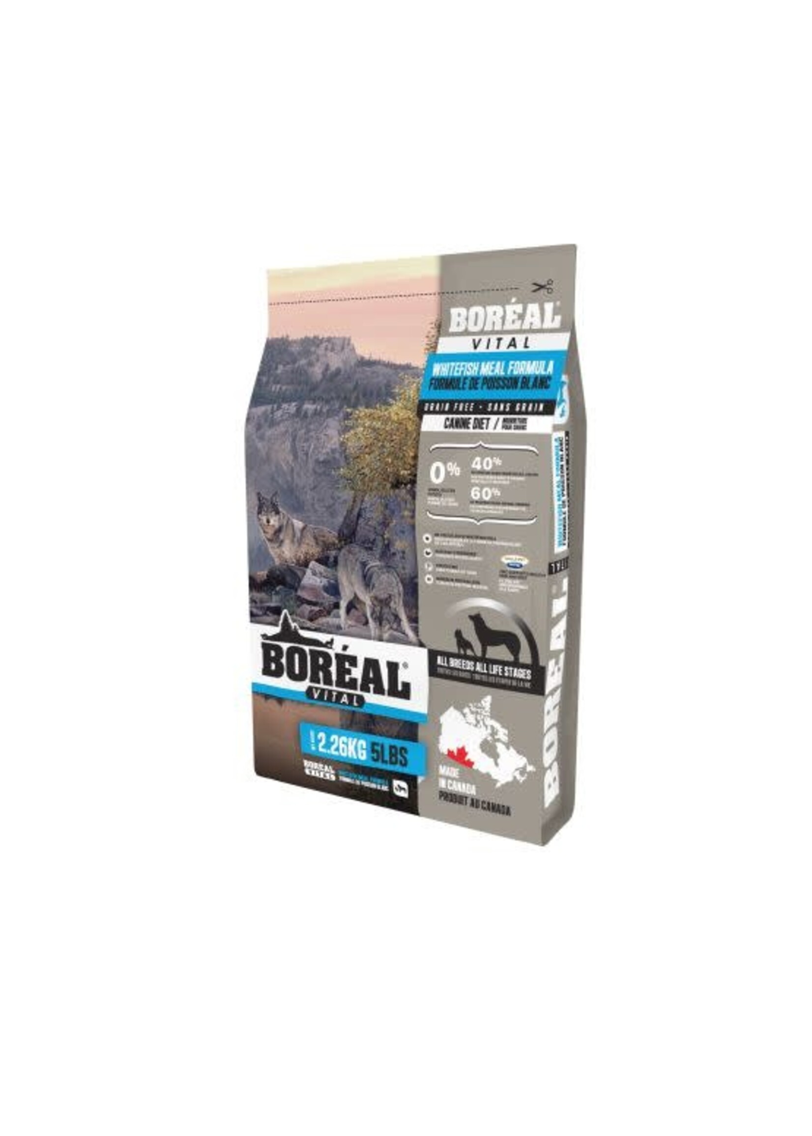BOREAL BOREAL VITAL CHIEN AU POISSON BLANC SANS GRAINS