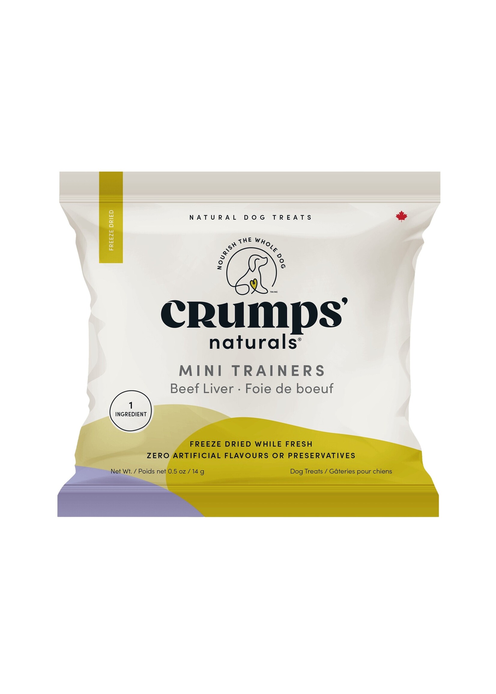 CRUMPS NATURALS MINI GATERIES D'ENTAINEMENT POUR CHIEN FOIE DE BOEUF
