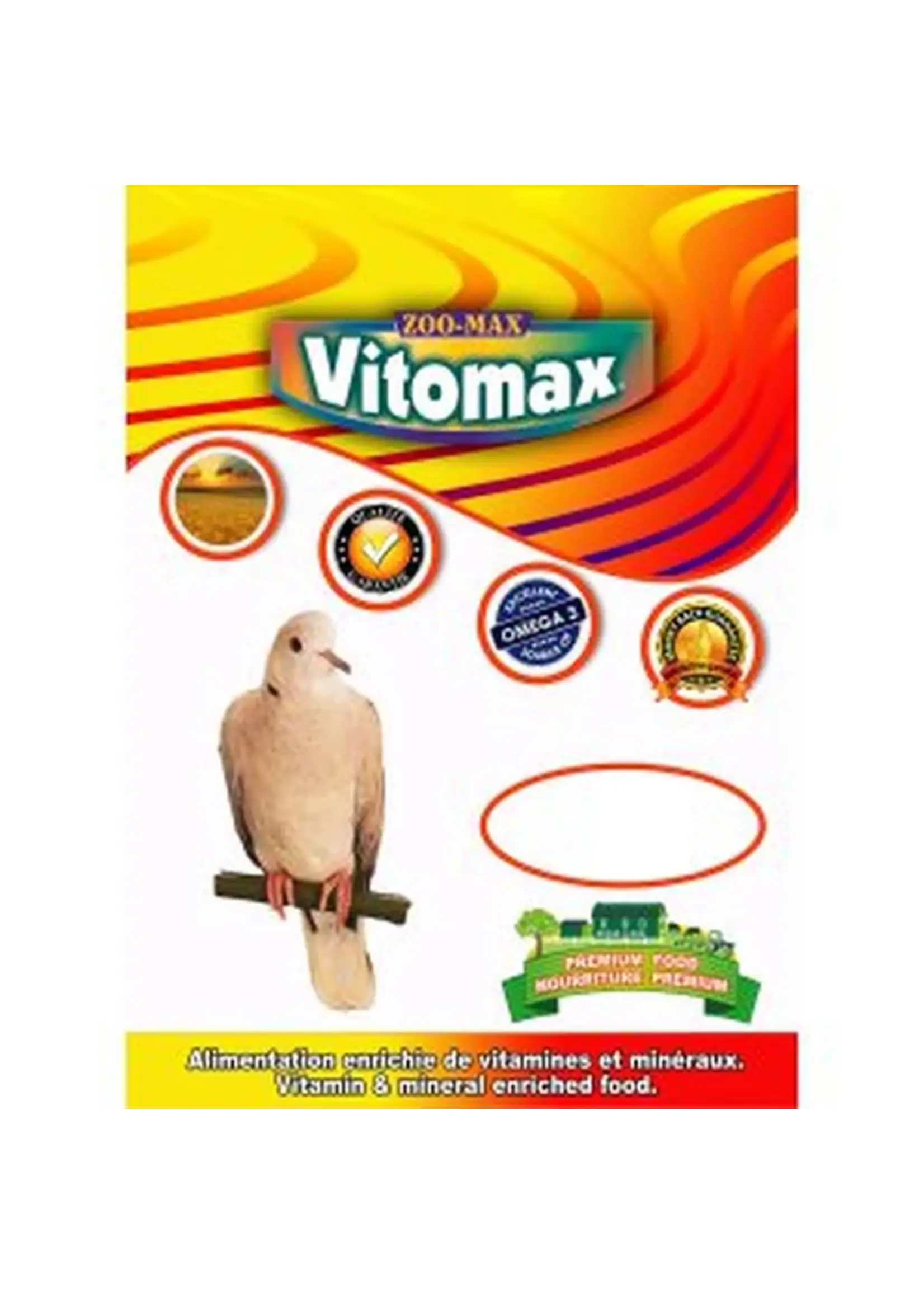 ZOO-MAX ZOOMAX VITOMAX GRAIN COLOMBE TOURTERELLE 900 G