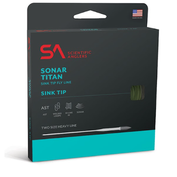 Scientific Angler Sonar Titan Sink Tip Type VI - Willow/ Moss/ Black